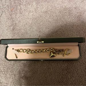 Juicy Couture Gold Charm Bracelet